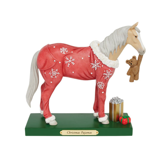 Trail of Painted Ponies Figurine CHRISTMAS PAJAMAS 6016943 Horse Teddy Bear