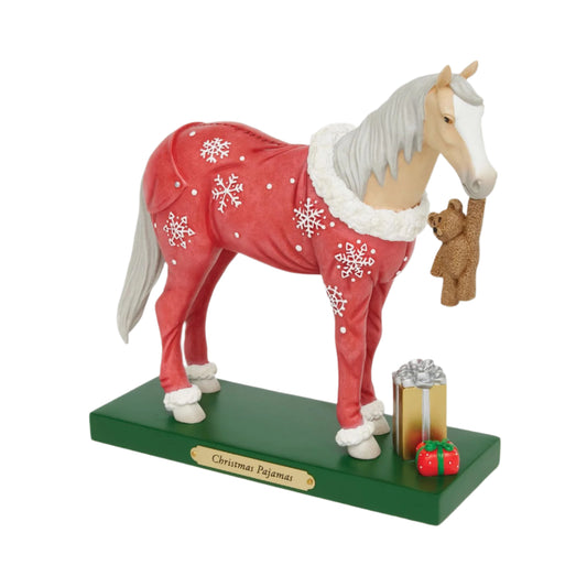 Trail of Painted Ponies Figurine CHRISTMAS PAJAMAS 6016943 Horse Teddy Bear