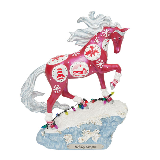 Trail of Painted Ponies Figurine HOLIDAY SAMPLER 6016944 Horse Christmas Scenes