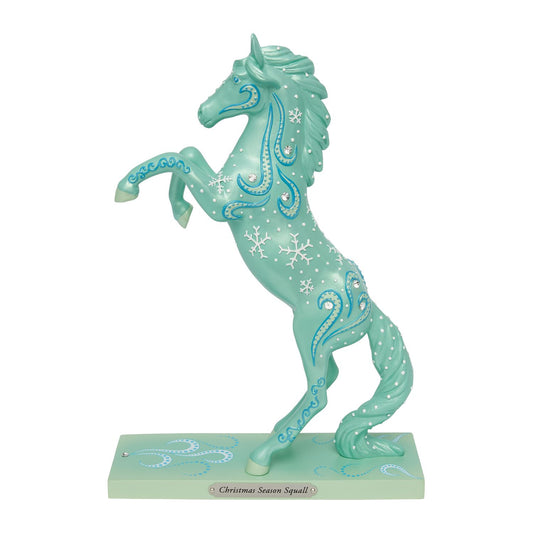 Trail of Painted Ponies Figurine CHRISTMAS SEASON SQUALL 6016947 Snowflake Horse