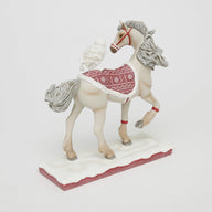 Trail of Painted Ponies Figurine ALPINE SNOW 6016948 Horse White Owl Bells