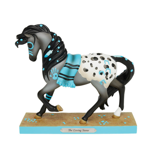 Trail of Painted Ponies Figurine THE LIVING STONE 6016953 Turquoise Horse