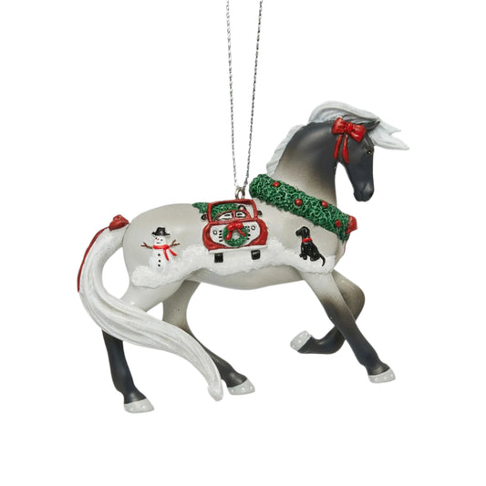 Trail of Painted Ponies Ornament TAILGATE CHRISTMAS 6016957 Truck Wreath