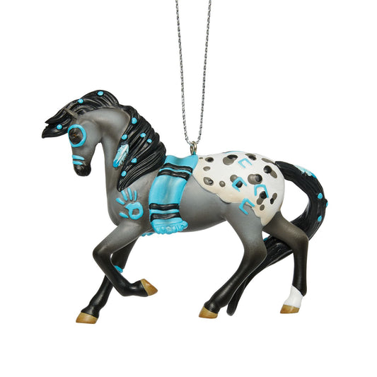 Trail of Painted Ponies Ornament THE LIVING STONE 6016964 Turquoise Symbols