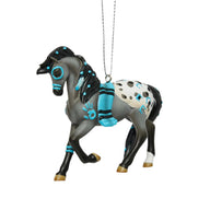 Trail of Painted Ponies Ornament THE LIVING STONE 6016964 Turquoise Symbols