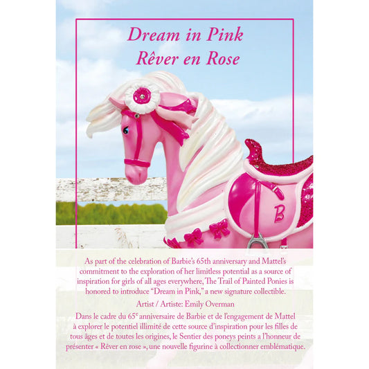 Trail of Painted Ponies Figurine BARBIE DREAM IN PINK 6016986 Horse