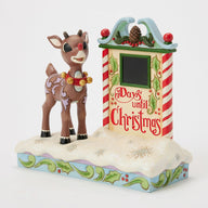 Jim Shore RUDOLPH COUNTDOWN CALENDAR 6017189 Advent Chalkboard