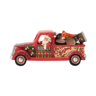 Jim Shore SANTA'S CANDY CARGO 6017218 HERSHEY Chocolate Truck Figurine