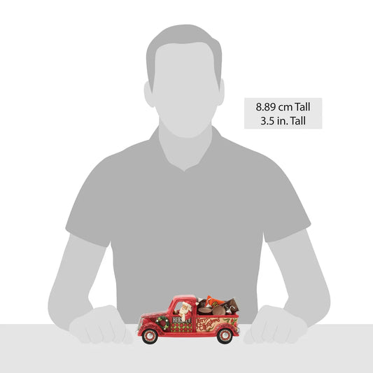 Jim Shore SANTA'S CANDY CARGO 6017218 HERSHEY Chocolate Truck Figurine