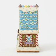 Jim Shore LIFE IS WHAT YOU BAKE IT Gingerbread Sweet Shop LED Figurine
