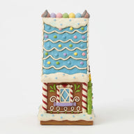 Jim Shore LIFE IS WHAT YOU BAKE IT Gingerbread Sweet Shop LED Figurine