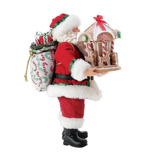 GINGER-GO-ROUND Dept 56 Possible Dreams Santa Gingerbread Carousel 6017624