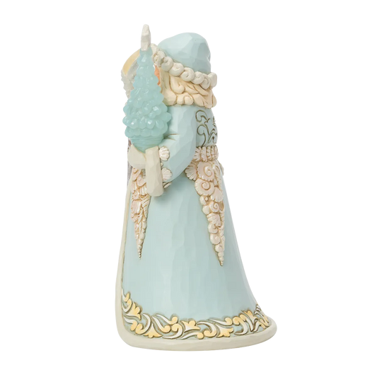 Jim Shore SEASIDE TREASURES 6017772 Santa Ocean Sea Glass Figurine