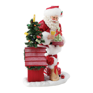 PUPPY'S CHRISTMAS Dept 56 Possible Dreams Santa Dog Gifts 6017815 Customizable