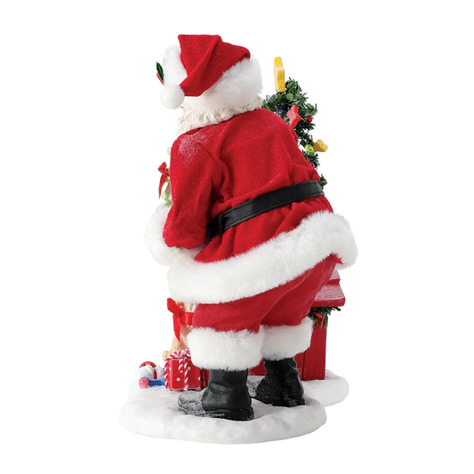 PUPPY'S CHRISTMAS Dept 56 Possible Dreams Santa Dog Gifts 6017815 Customizable