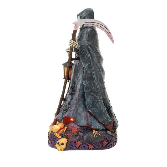 Jim Shore HAUNTED NIGHTS EQUAL MANY FRIGHTS 6018086 Halloween Grim Reaper Figurine