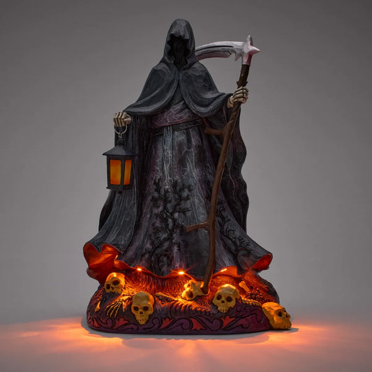 Jim Shore HAUNTED NIGHTS EQUAL MANY FRIGHTS 6018086 Halloween Grim Reaper Figurine