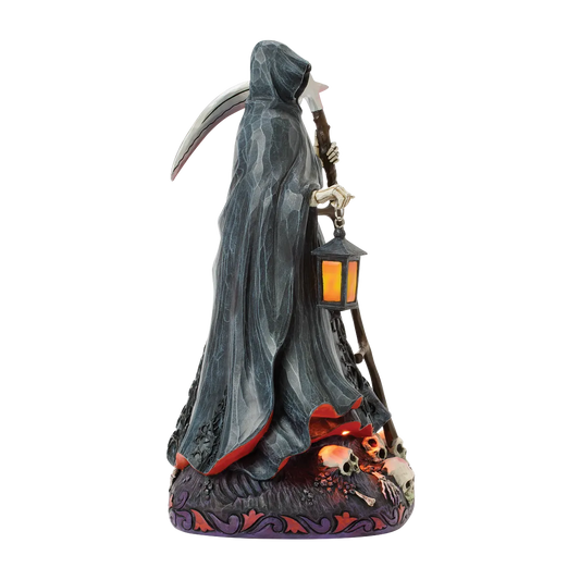 Jim Shore HAUNTED NIGHTS EQUAL MANY FRIGHTS 6018086 Halloween Grim Reaper Figurine