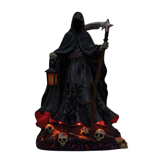 Jim Shore HAUNTED NIGHTS EQUAL MANY FRIGHTS 6018086 Halloween Grim Reaper Figurine