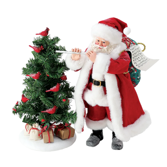 ELEVEN 11 PIPERS PIPING Dept 56 Possible Dreams Santa Flute Figurine 6018267