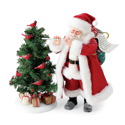 ELEVEN 11 PIPERS PIPING Dept 56 Possible Dreams Santa Flute Figurine 6018267