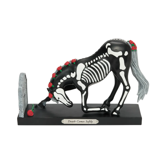 Trail Of Painted Ponies Figurine DEATH COMES SOFTLY 6018589 Skeleton Horse Halloween