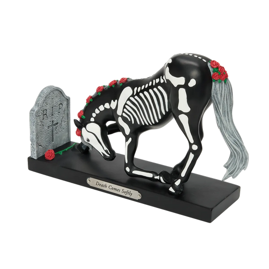 Trail Of Painted Ponies Figurine DEATH COMES SOFTLY 6018589 Skeleton Horse Halloween