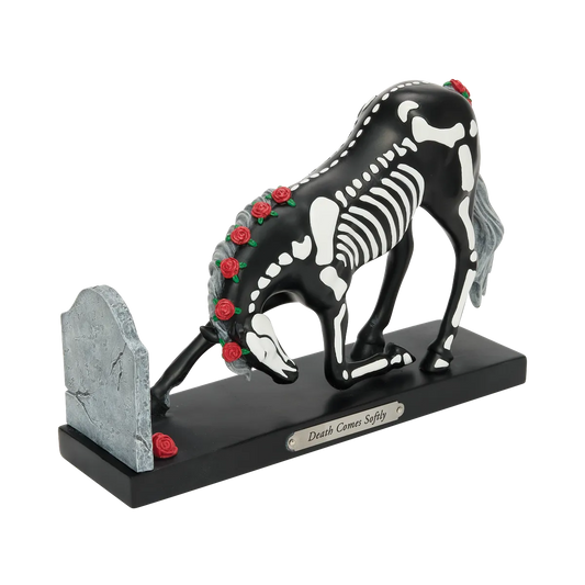 Trail Of Painted Ponies Figurine DEATH COMES SOFTLY 6018589 Skeleton Horse Halloween
