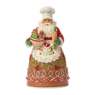 Jim Shore BAKING HOLIDAY MAGIC 6018881 Gingerbread Pastry Chef Santa Figurine