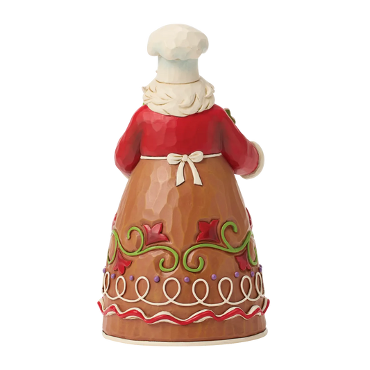 Jim Shore BAKING HOLIDAY MAGIC 6018881 Gingerbread Pastry Chef Santa Figurine