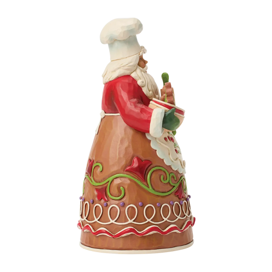 Jim Shore BAKING HOLIDAY MAGIC 6018881 Gingerbread Pastry Chef Santa Figurine