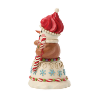 Jim Shore TIME FOR A SWEET TREAT Gingerbread Snowman Latte 6018882 Figurine
