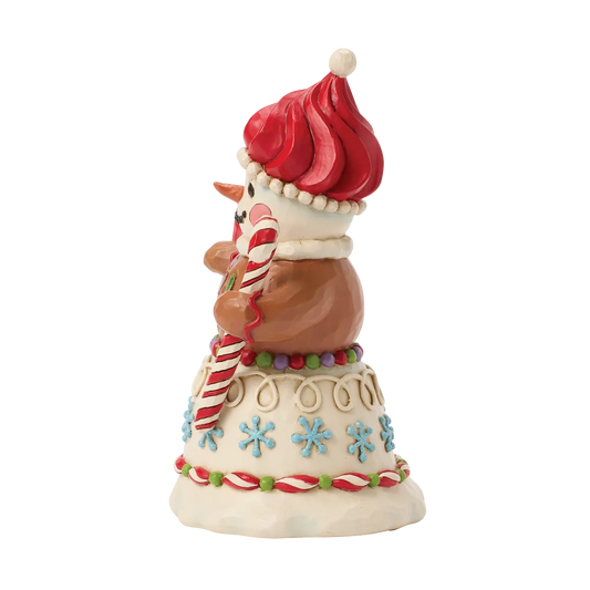 Jim Shore TIME FOR A SWEET TREAT Gingerbread Snowman Latte 6018882 Figurine