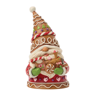 Jim Shore GNOME ON TRACK 6018883 Gingerbread Gnome Train Figurine