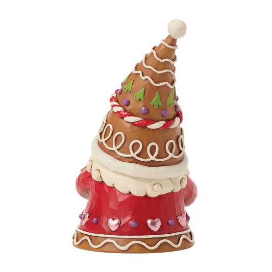 Jim Shore GNOME ON TRACK 6018883 Gingerbread Gnome Train Figurine