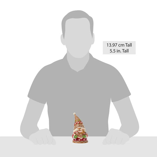 Jim Shore GNOME ON TRACK 6018883 Gingerbread Gnome Train Figurine