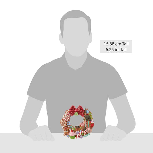 Jim Shore CIRCLE IN SWEETS 6018885 Gingerbread Wreath Figurine