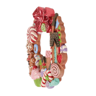 Jim Shore CIRCLE IN SWEETS 6018885 Gingerbread Wreath Figurine