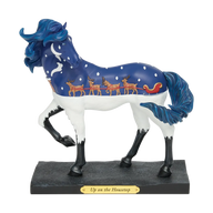 Trail Of Painted Ponies Figurine UP ON THE HOUSETOP 6019060 Horse Reindeer