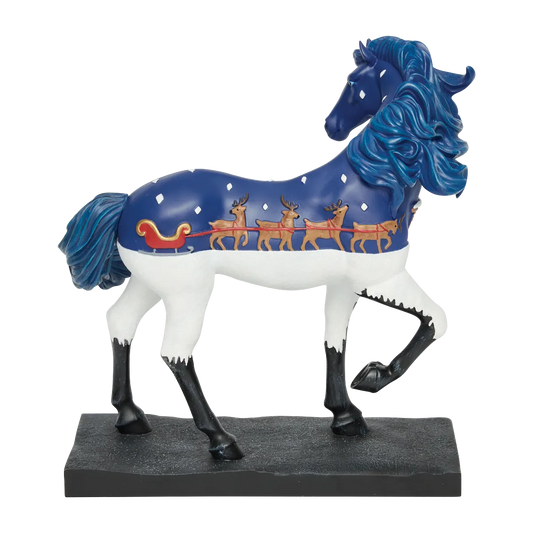Trail Of Painted Ponies Figurine UP ON THE HOUSETOP 6019060 Horse Reindeer
