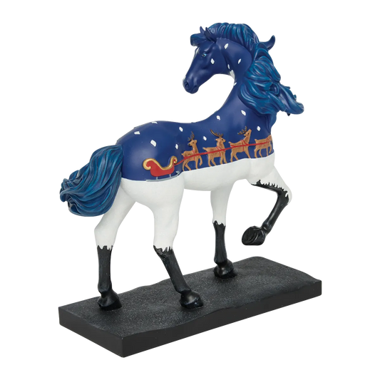 Trail Of Painted Ponies Figurine UP ON THE HOUSETOP 6019060 Horse Reindeer