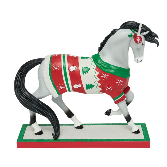 Trail Of Painted Ponies Figurine CHRISTMAS SWEATER 6019061 Festive Horse