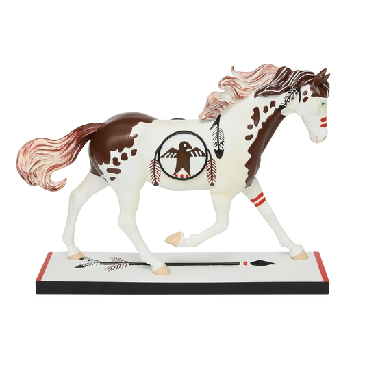 Trail Of Painted Ponies Figurine MEDICINE HAT 6019065 Horse Native American
