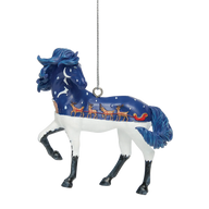 Trail Of Painted Ponies Ornament UP ON THE HOUSETOP 6019071 Horse Reindeer