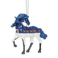 Trail Of Painted Ponies Ornament UP ON THE HOUSETOP 6019071 Horse Reindeer