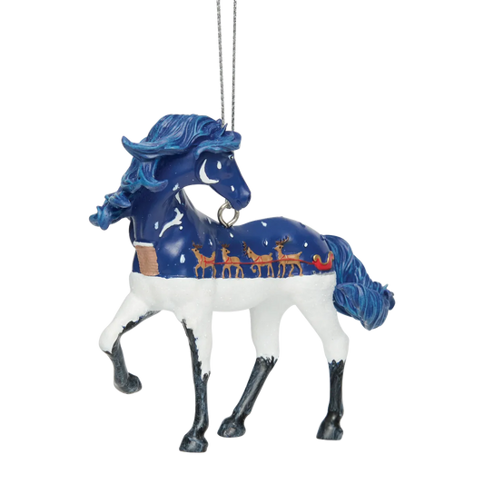 Trail Of Painted Ponies Ornament UP ON THE HOUSETOP 6019071 Horse Reindeer