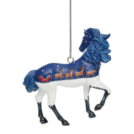 Trail Of Painted Ponies Ornament UP ON THE HOUSETOP 6019071 Horse Reindeer
