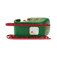 Jim Shore DASHING THROUGH THE SNOW 6019089 Musical Santa Sleigh Figurine