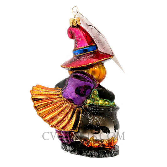 Heartfully Yours BUBBLES AND BOO 21522 Ornament LE 360 Halloween Witch