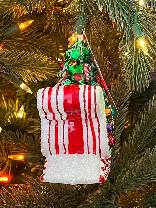 The Ornament King CANDYLAND CHRISTMAS Ornament 42042 Peppermint Sleigh 2025